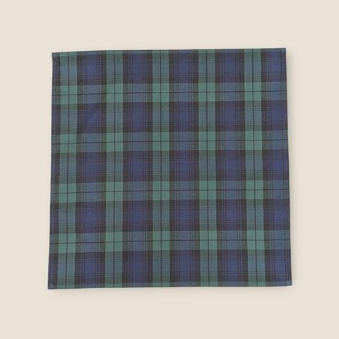 Cotton Table napkins Black Watch Tartan Plaid Christmas Burns Night