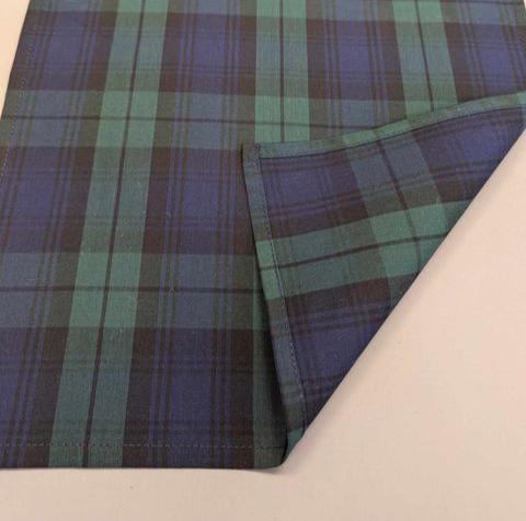 Cotton Table napkins Black Watch Tartan Plaid Christmas Burns Night