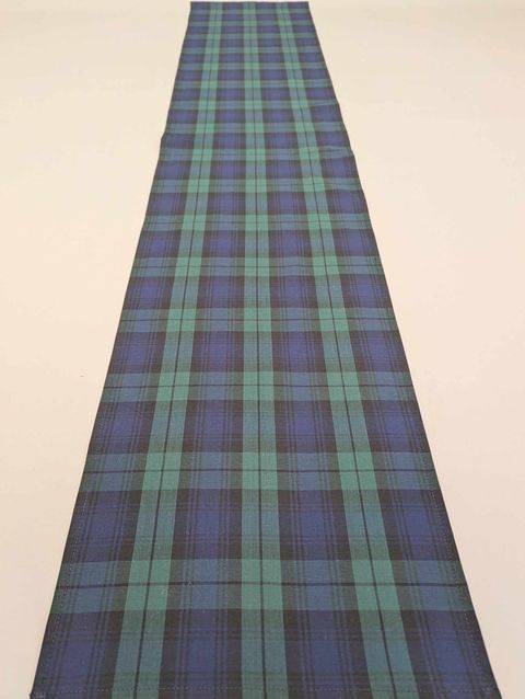 BLACK WATCH Cotton Tartan Runner  Burns Night Christmas Wedding